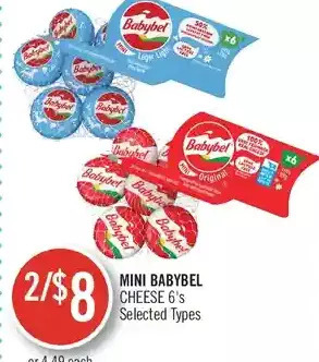 Shoppers Drug Mart Mini Babybel Cheese offer