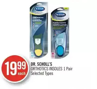 Shoppers Drug Mart Dr. Scholl's Orthotics Insoles offer