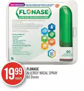 Shoppers Drug Mart Flonase Allergy Nasal Spray offer