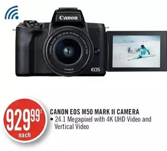 Shoppers Drug Mart Canon Eos M50 Mark II Camera offer
