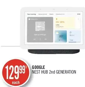 Shoppers Drug Mart Google Nest Hub 2nd Generation offer