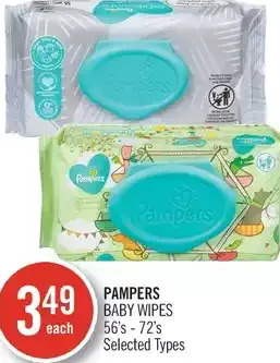 Shoppers Drug Mart Pampers Baby Wipes offer