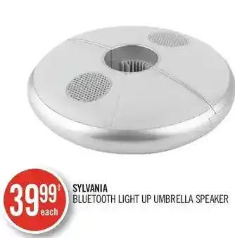 Shoppers Drug Mart Sylvania Bluetooth Light up Umbrella Speaker offer