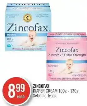 Shoppers Drug Mart Zincofax Diaper Cream offer