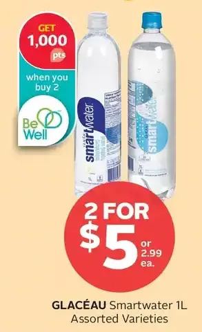 Rexall Glacéau Smartwater offer