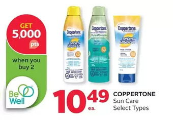 Rexall Coppertone Sun Care offer