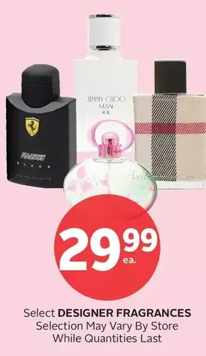 Rexall Designer Fragrances offer