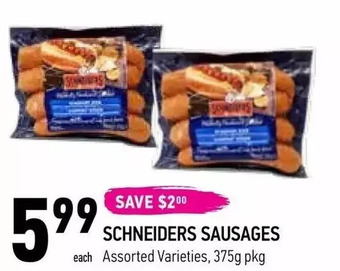 Coppa's Fresh Market Schneiders Sausages offer
