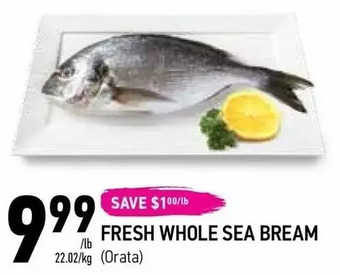 Coppa's Fresh Market Fresh Whole Sea Bream offer