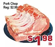 Top Food Supermarket Pork Chop offer