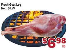 Top Food Supermarket Fresh Goat Leg offer