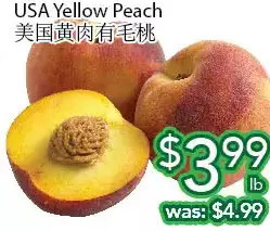 Ample Food Market USA Yellow Peach offer
