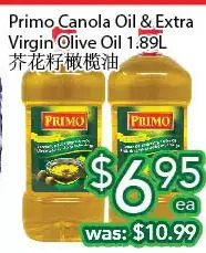 Ample Food Market Primo Canola Oil & Extra Virgin Olive Oil offer