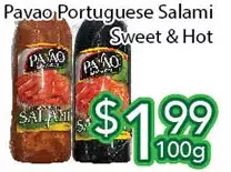Ample Food Market Pavao Portuguese Salami Sweet & Hot offer