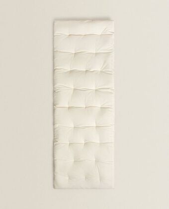 ZARA HOME Cotton topper with topstitching offer
