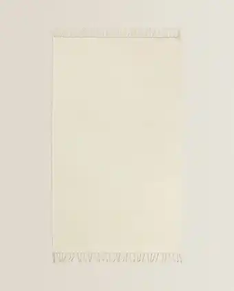 ZARA HOME Monochrome towel with fringing offer