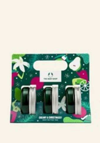 The Body Shop Creamy & christmassy body butter trio offer
