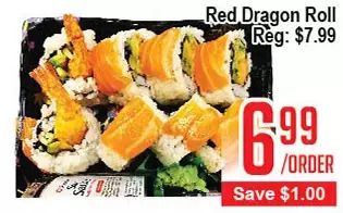 Skyland Foodmart Red Dragon Roll offer
