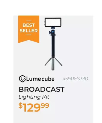 Henry's Lume Cube Broadcast Lighting Kit offer