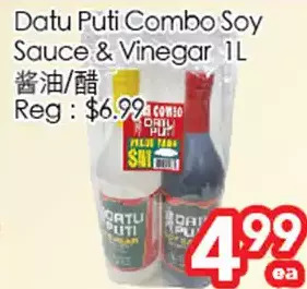 Superking Supermarket Datu Puti Combo Soy Sauce & Vinegar offer