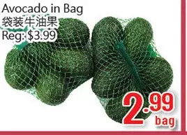 Avocado in Bag