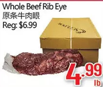 Whole Beef Rib Eye
