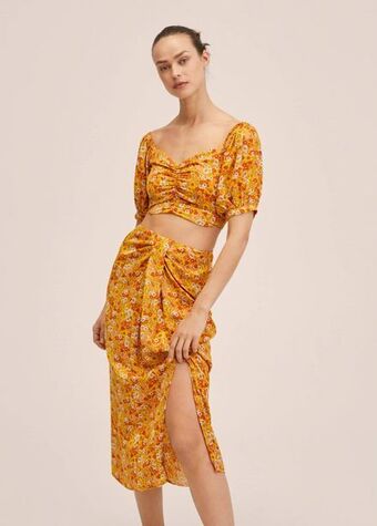 Mango Floral print skirt offer