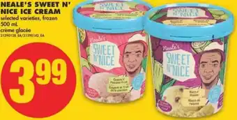 No Frills Neale's Sweet N' Nice Ice Cream 500ml offer