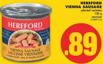 No Frills Hereford Vienna Sausage 130g offer