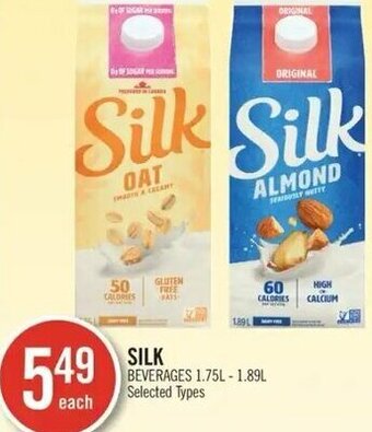 Shoppers Drug Mart Silk Beverages 1.75L-1.89L offer