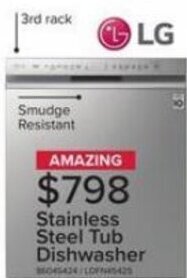 Leon's Stainless Steel Tub Dishwasher offer
