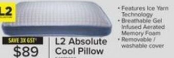 Leon's L2 Absolute Cool Pillow offer