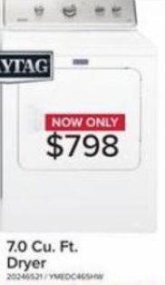 Leon's 7.0 Cu. Ft. Dryer offer