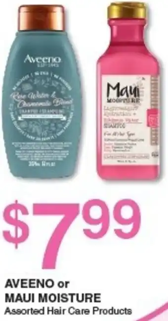 Value Drug Mart Aveeno or Maui Moisture offer