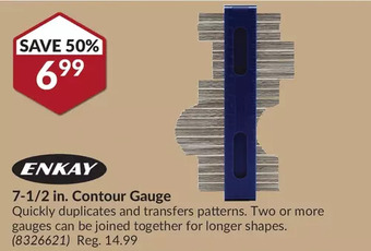 Princess Auto Enkay 7-1/2 in. Contour Gauge offer