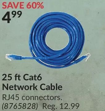 Princess Auto 25 ft Cat6 Network Cable offer