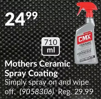 Princess Auto Mothers Ceramic Spray Coating offer