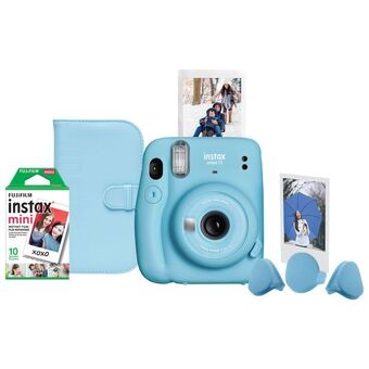 Best Buy Fujifilm instax mini 11 instant camera bundle - sky blue - only at best buy offer