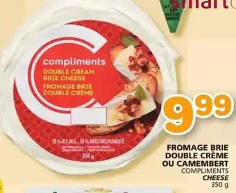 IGA Fromage Brie Double Créme Ou Camembert 350g offer