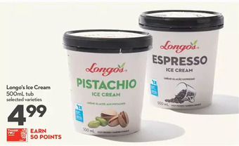 Longo's Longo's Ice Cream offer