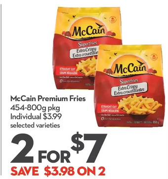 Longo's McCain Premium Fries offer