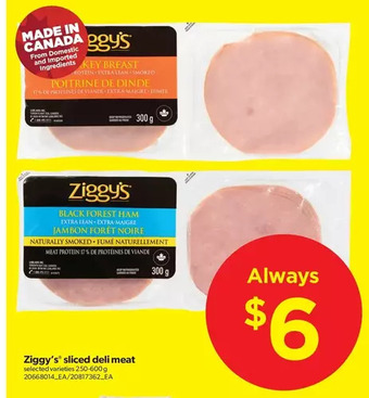 Real Canadian Superstore Ziggy's Sliced Deli Meat offer