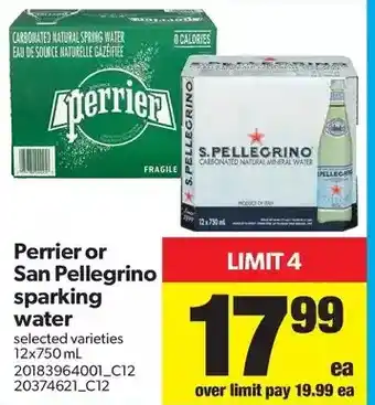 Real Canadian Superstore Perrier or San Pellegrino Sparkling Water offer