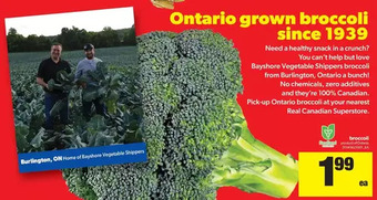 Real Canadian Superstore Broccoli offer