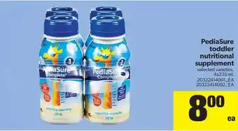 Real Canadian Superstore Pediasure Toddler Nutritional Supplement offer