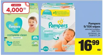 Real Canadian Superstore Pampers 9/10X Wipes offer