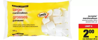 Real Canadian Superstore No Name Marshmallows offer