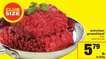Real Canadian Superstore Extra Lean Ground Beef offer