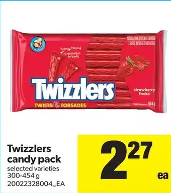 Real Canadian Superstore Twizzlers Candy Pack offer