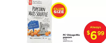 Real Canadian Superstore PC Chicago Mix Popcorn offer